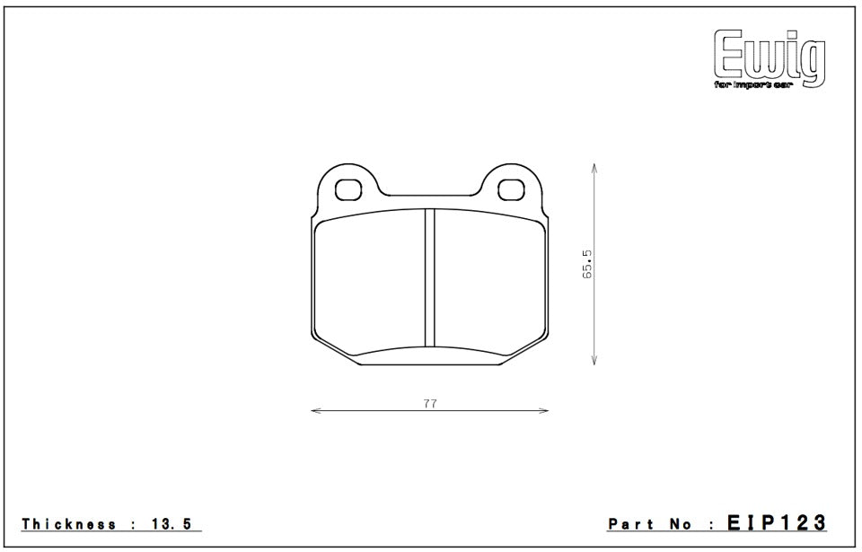 ENDLESS EP291SSS Rear brake pads for SUBARU STI/MITSUBISHI EVO/NISSAN 350Z/GT-R R33/R34 Photo-1