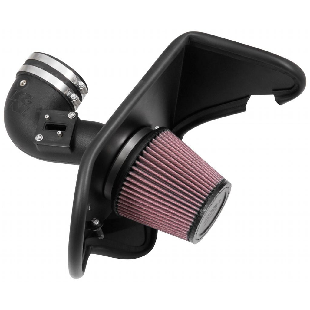 K&N 63-3105 Performance Air Intake System AIRCHARGER; CHEVROLET CAMARO L4-2.0L F/I TURBO Photo-0