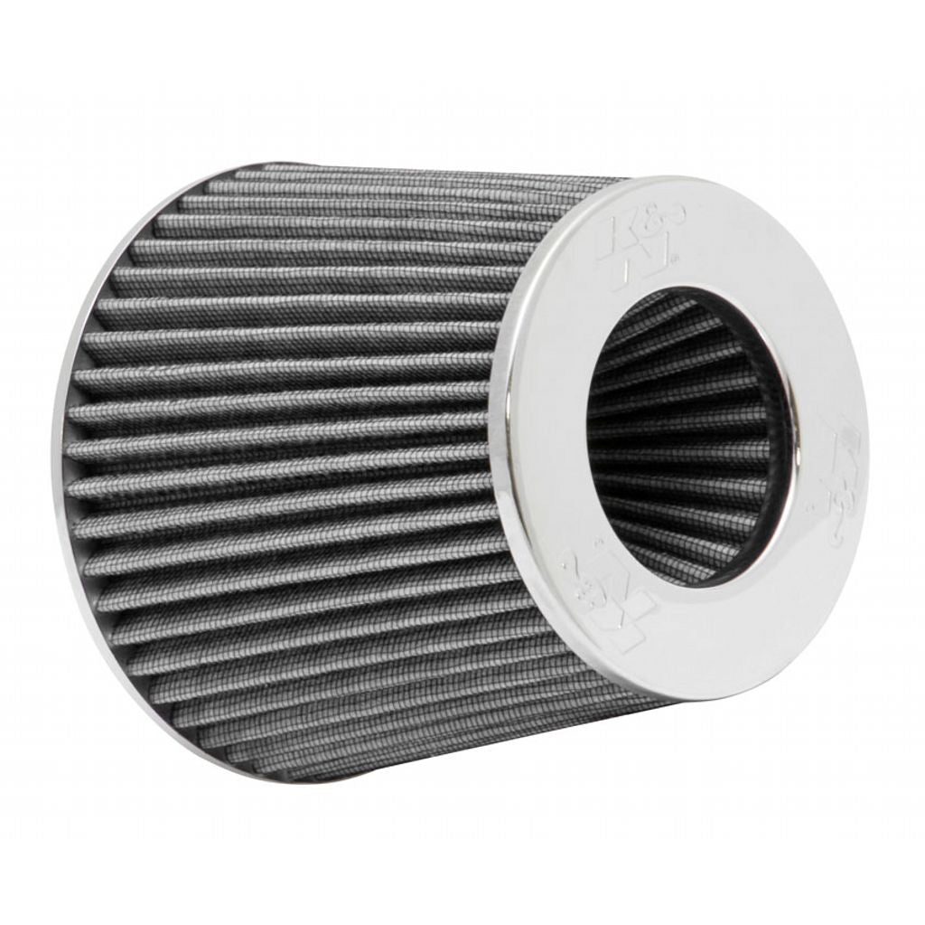 K&N RG-1001WT-L UNIVERSAL Chrome Filter Multi Lingual 6" OD B X 5"H W/4", 3-1/2", 3" Photo-0