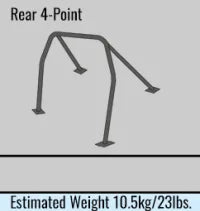 CUSCO 1C6 261 C Roll Cage D1 (4 point, 2 passenger) for TOYOTA Yaris (MXPA10) 2020- Photo-0