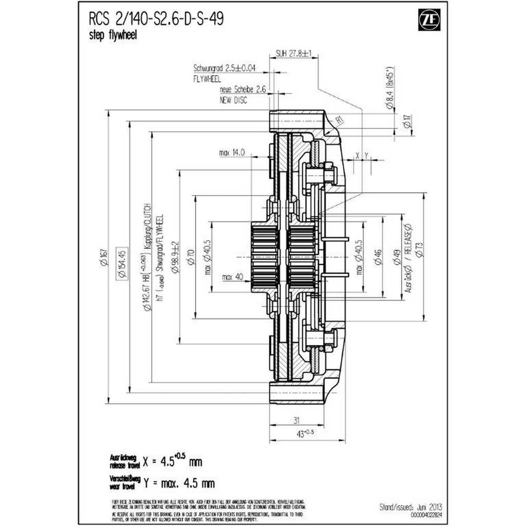 SACHS PERFORMANCE 003072000289 Clutch Housing RCS 140 Photo-2