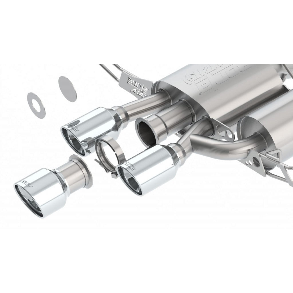 BORLA 140738 Exhaust system ATAK 2.75" for CIVIC TYPE R '17-'18 2.0L Photo-4