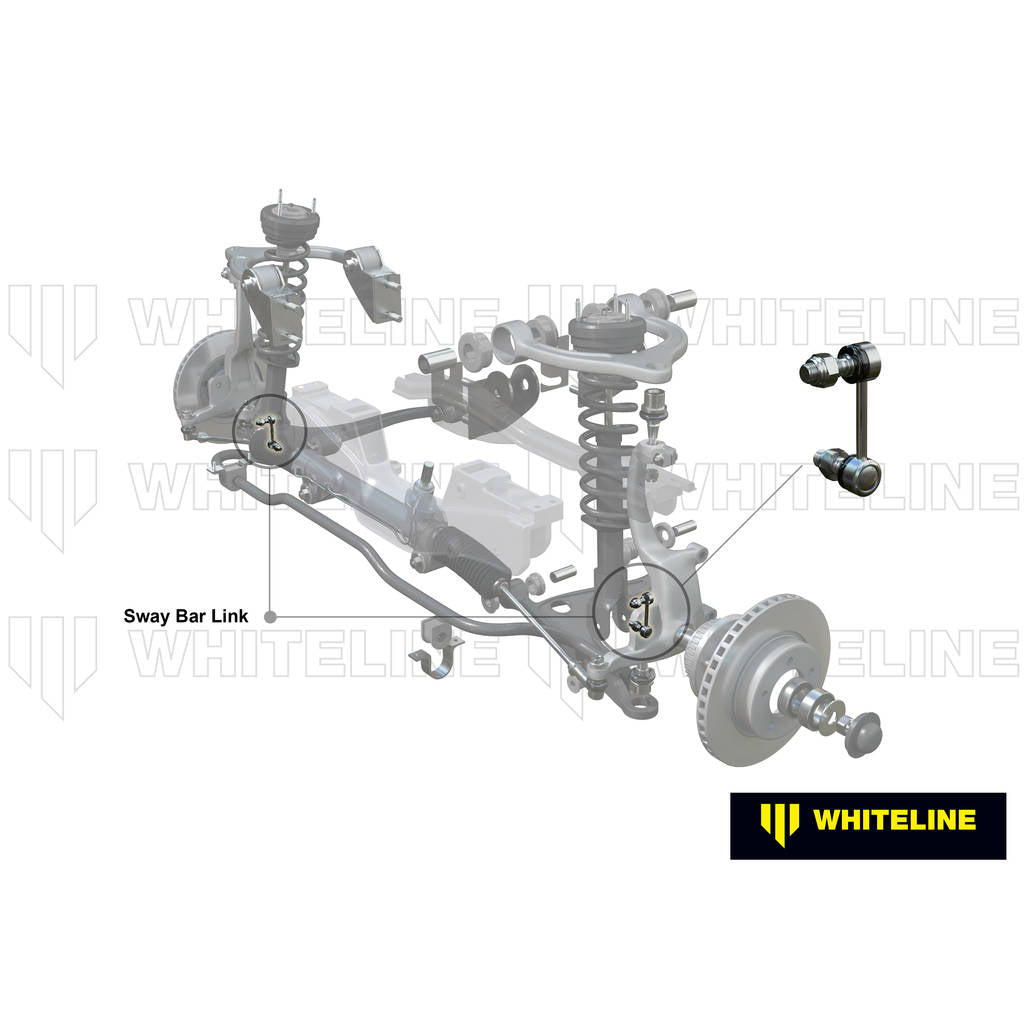 WHITELINE KLC204 Front Adjustable Sway Bar Link for Nissan 370Z Z34/Skyline V36 Photo-1