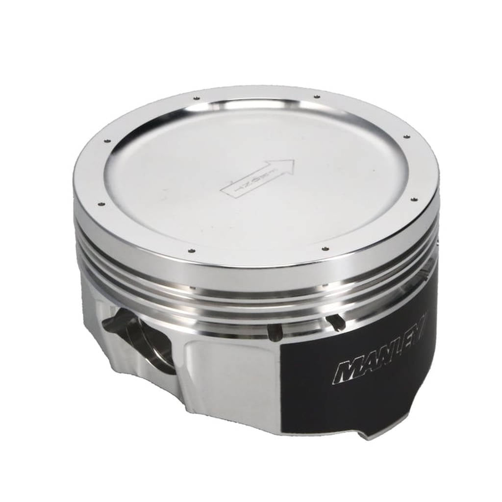 MANLEY 567130CE-8 Piston Set (3.582" Bore, 1.200" CH, -11.00 CC) for FORD 4.6L Modular V8 Photo-3