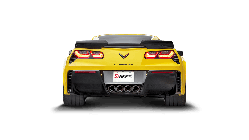 AKRAPOVIC MTP-CO/TI/2 Slip-On Line (Titanium) CHEVROLET CORVETTE Z06 (C7) 2014-2019 Photo-3