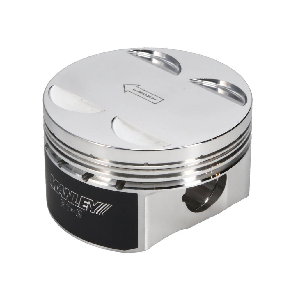 MANLEY 641000CE-6 Piston Set (98.00 mm Bore, 1.350" CH, -2.00 CC) for NISSAN 3.8L VR38DETT Photo-2