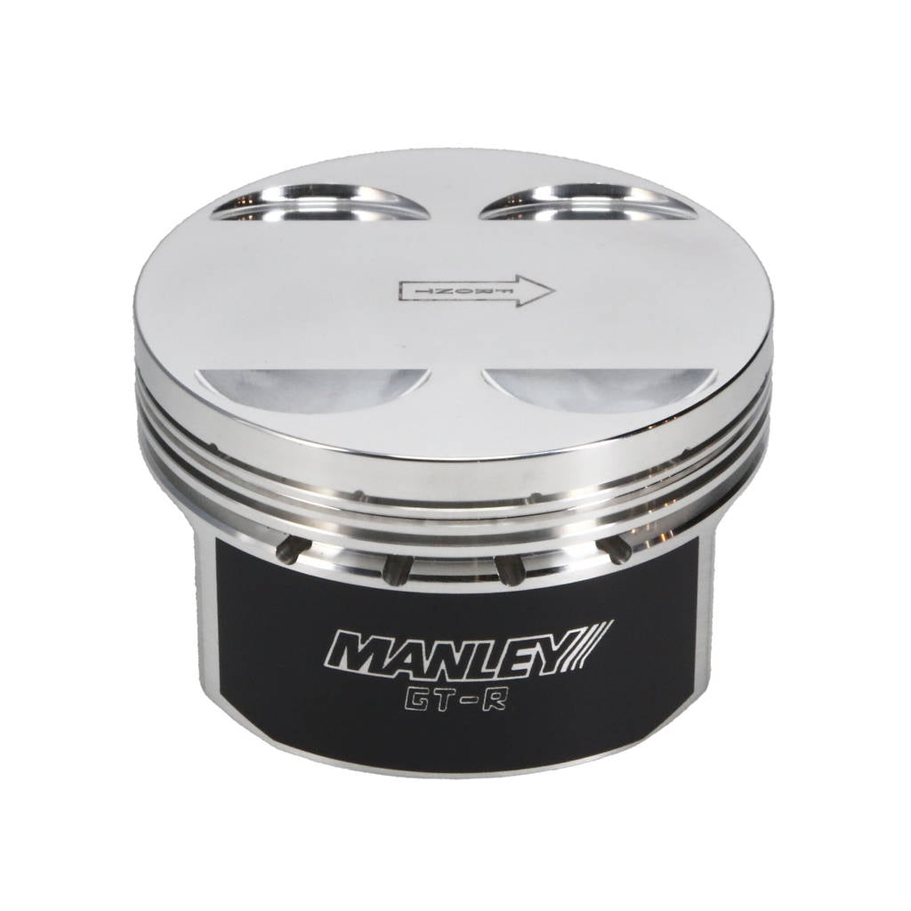 MANLEY 641000CE-6 Piston Set (98.00 mm Bore, 1.350" CH, -2.00 CC) for NISSAN 3.8L VR38DETT Photo-6