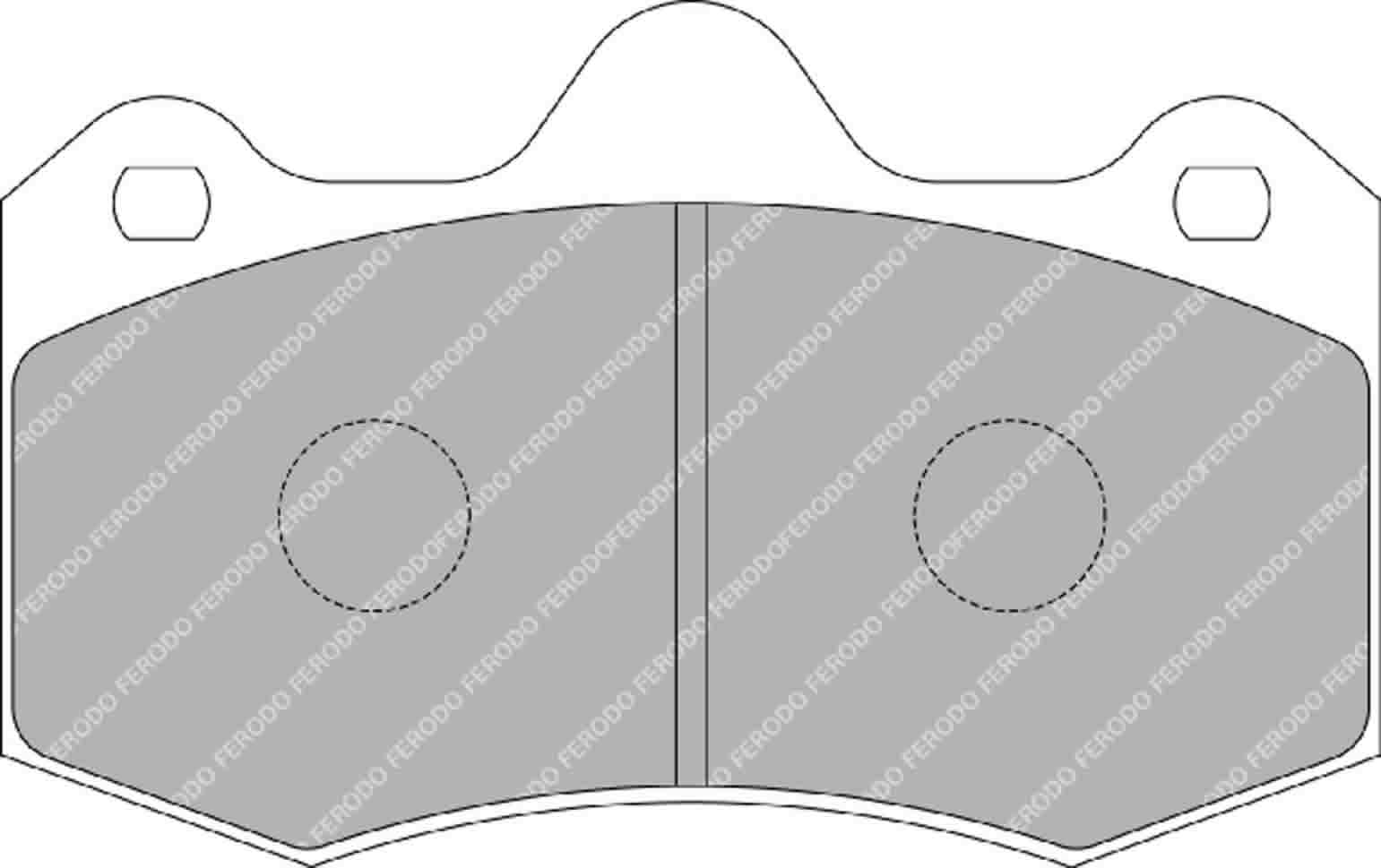 FERODO FRP3083G Rear Brake Pads DS3.12 for MCLAREN 570 GT / 570 S / 650 LT / 650 S Photo-0