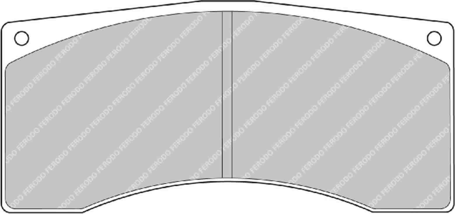 FERODO FRP1078GB Rear Brake Pads DS3.12 for PORSCHE 911 GT3 R (992) / LAMBORGHINI Huracan GT3 Evo2 Photo-0