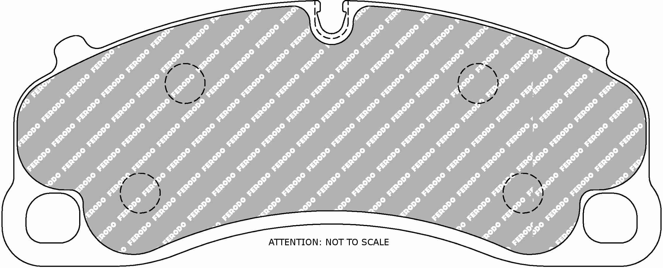 FERODO FCP4664GB Front brake pads DS3.12 PORSCHE 911 (991) 3.8 GT3 Photo-0 