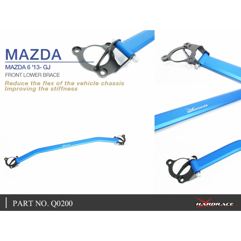 HARDRACE Q0200 Front Strut Brace MAZDA 6/ATENZA 3rd GJ 2014- Photo-5