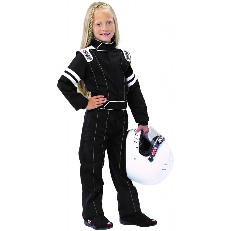 SIMPSON LY22371 Racing suit YOUTH LEGEND II, SFI 3.2A/1, black, size L Photo-2
