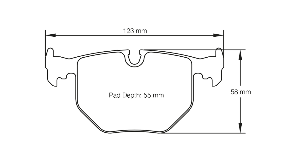 PAGID 2685-RSL1 Rear Brake Pads for BMW M3 (E46) / M3 CSL Photo-0