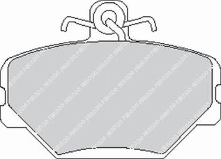 FERODO FCP524R Front Brake Pads DS3000 for FIAT Tipo (160) Photo-0