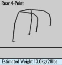 CUSCO 1C6 270 A20 Roll Cage SAFETY 21 along Roof (4 point, 5 passenger) for TOYOTA Yaris (MXPA10) 2020- Photo-0