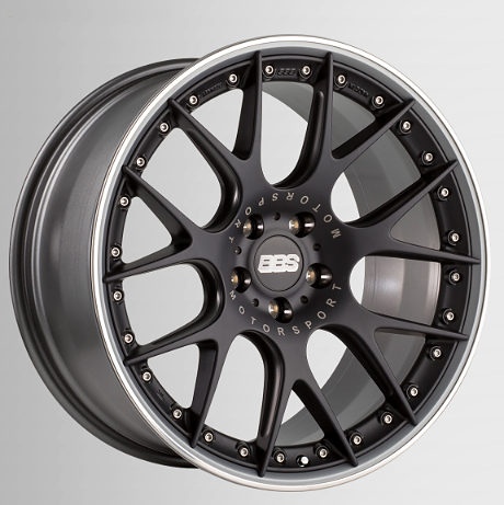 BBS 0711020# Wheel CH-RII CH608 Satin Black/Titanium 9x21 PCD 5x112 ET24 CB66,5 Photo-0