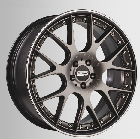 BBS 0711041# Wheel CH-RII CH603 Platinum/Black 9x21 PCD 5x120 ET28 CB82,0 PFS Photo-0