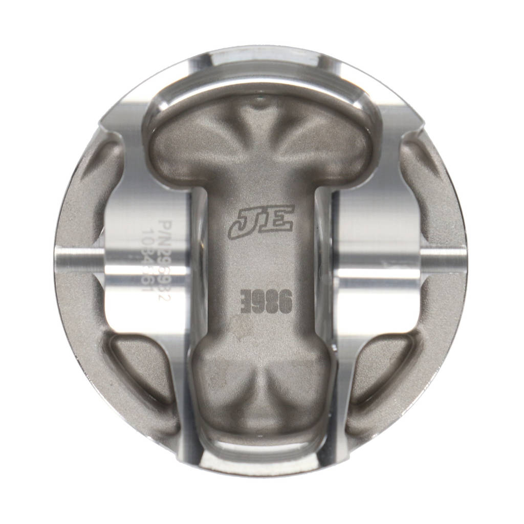 JE 361355S Piston Single (86.25 mm Bore, 1.200 in. CH, -16.60 CC) for OPEL 2.0 C20XE Engine Photo-2