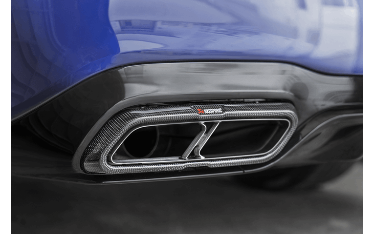 AKRAPOVIC TP-CT/46/G Tail pipe set (Carbon) - High Gloss MERCEDES-AMG E63/E63 S (W213) 2017-2019 ECE Type Approval Photo-2