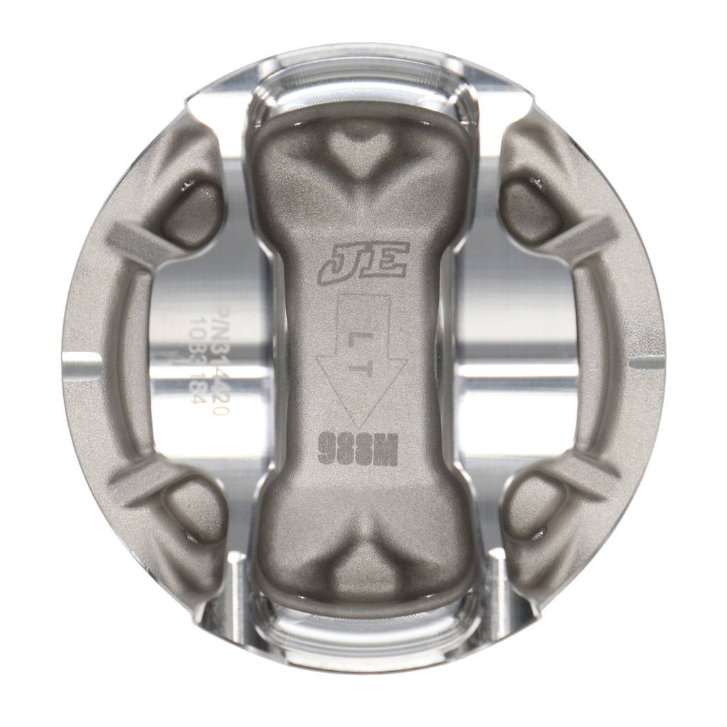 JE 345871L Piston Single (3.701 in. Bore, 1.161 in. CH, 8.90 CC) for FORD Modular Engine Photo-2