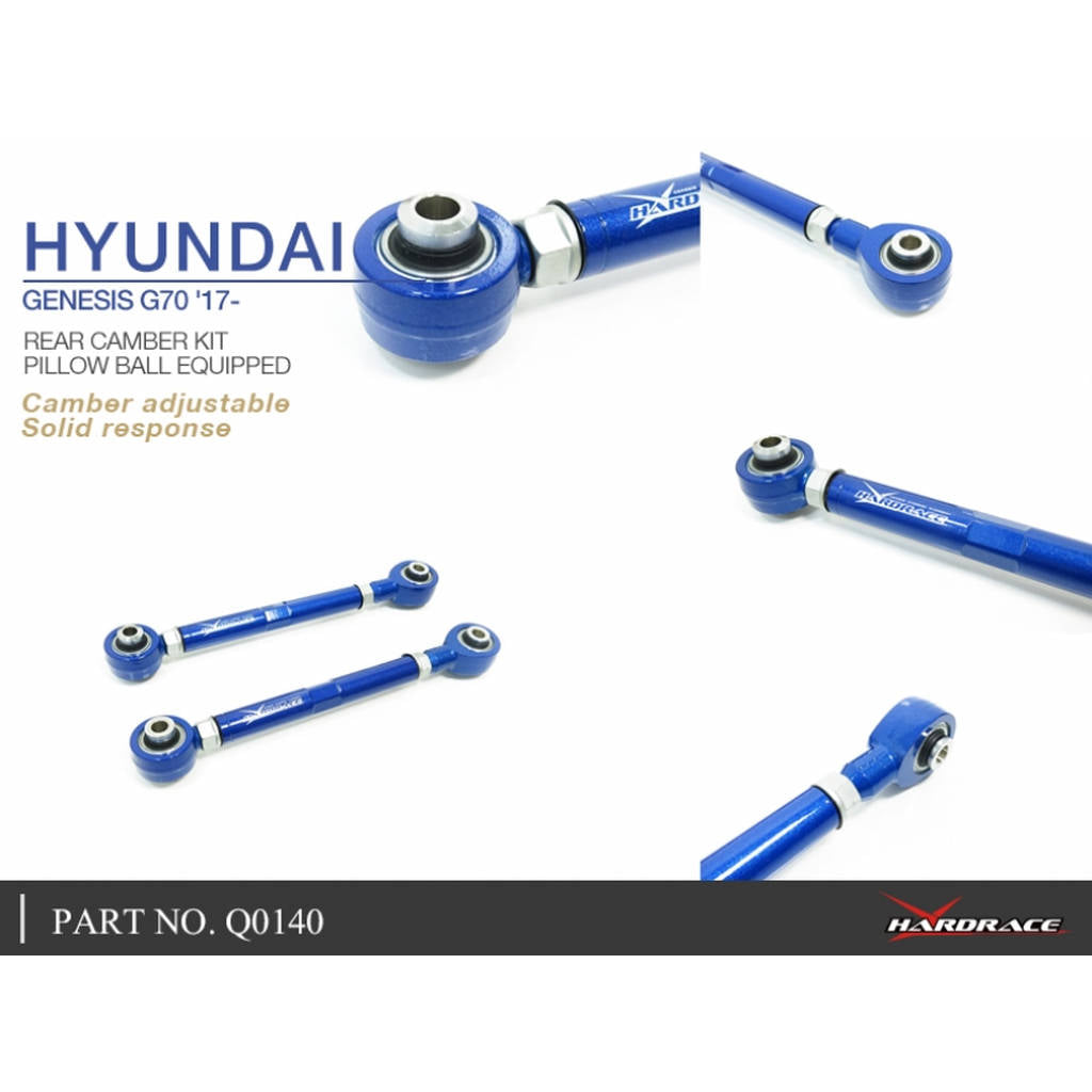 HARDRACE Q0140 REAR CAMBER KIT (PILLOW BALL) 2 PCS/SET GENESIS G70 17- KIA STINGER 18- Photo-4