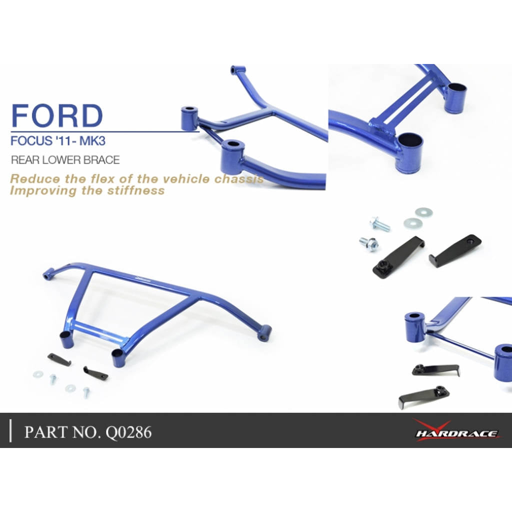 HARDRACE Q0286 REAR LOWER BRACE 1 PCS/SET FORD FOCUS 11- MK3 Photo-5