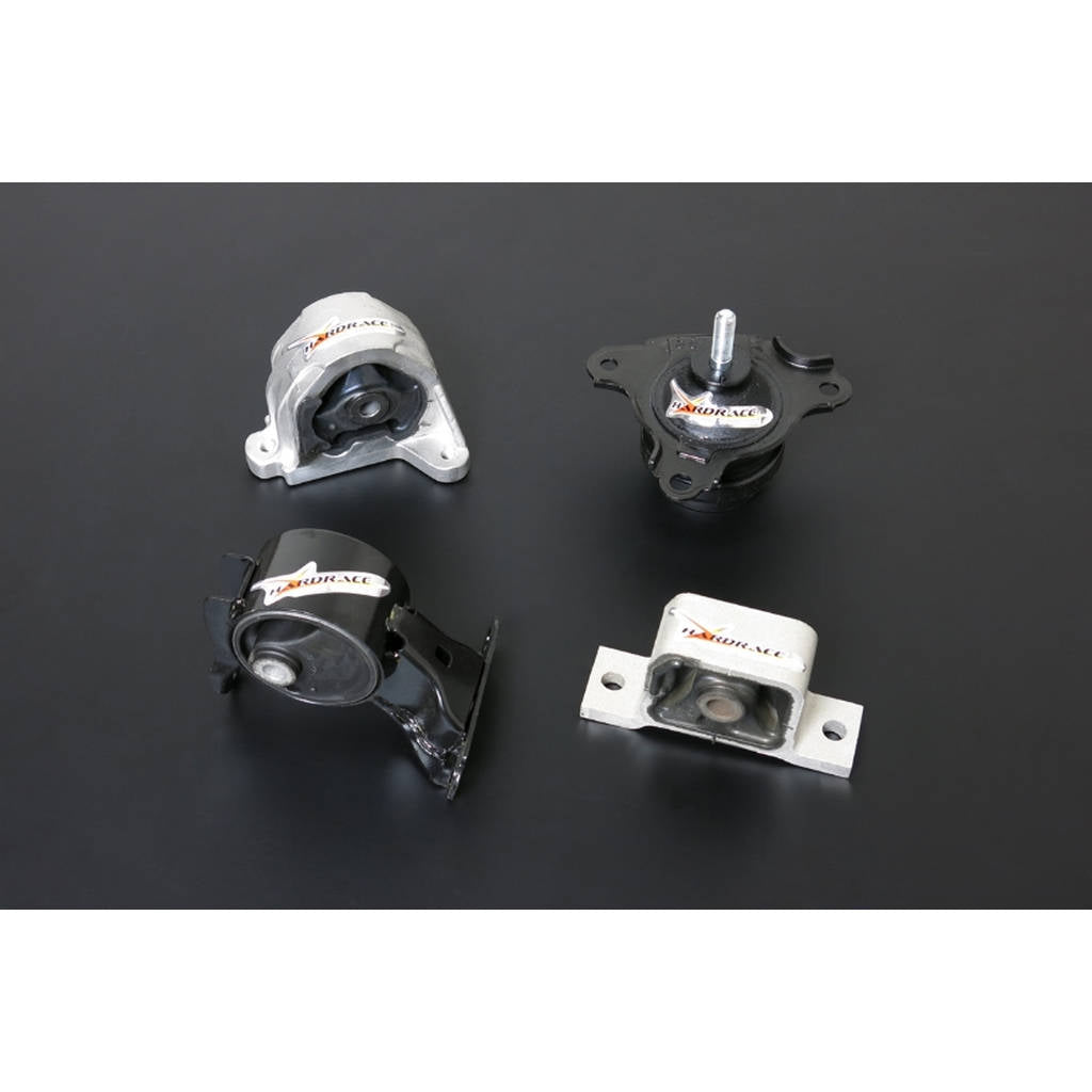 HARDRACE 6693 HARDEN ENGINE MOUNT HARDEND RUBBER 4PCS/SET HONDA/ACURA DC5 AT Photo-0