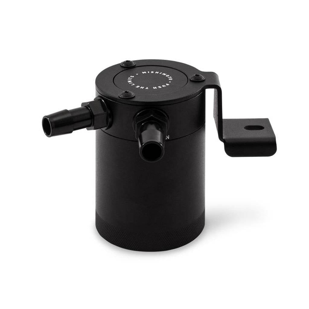 MISHIMOTO MMBCC-MUS4-15PBE FORD Mustang EcoBoost Baffled Oil Catch Can, PCV Side, 2015+ Black Photo-3