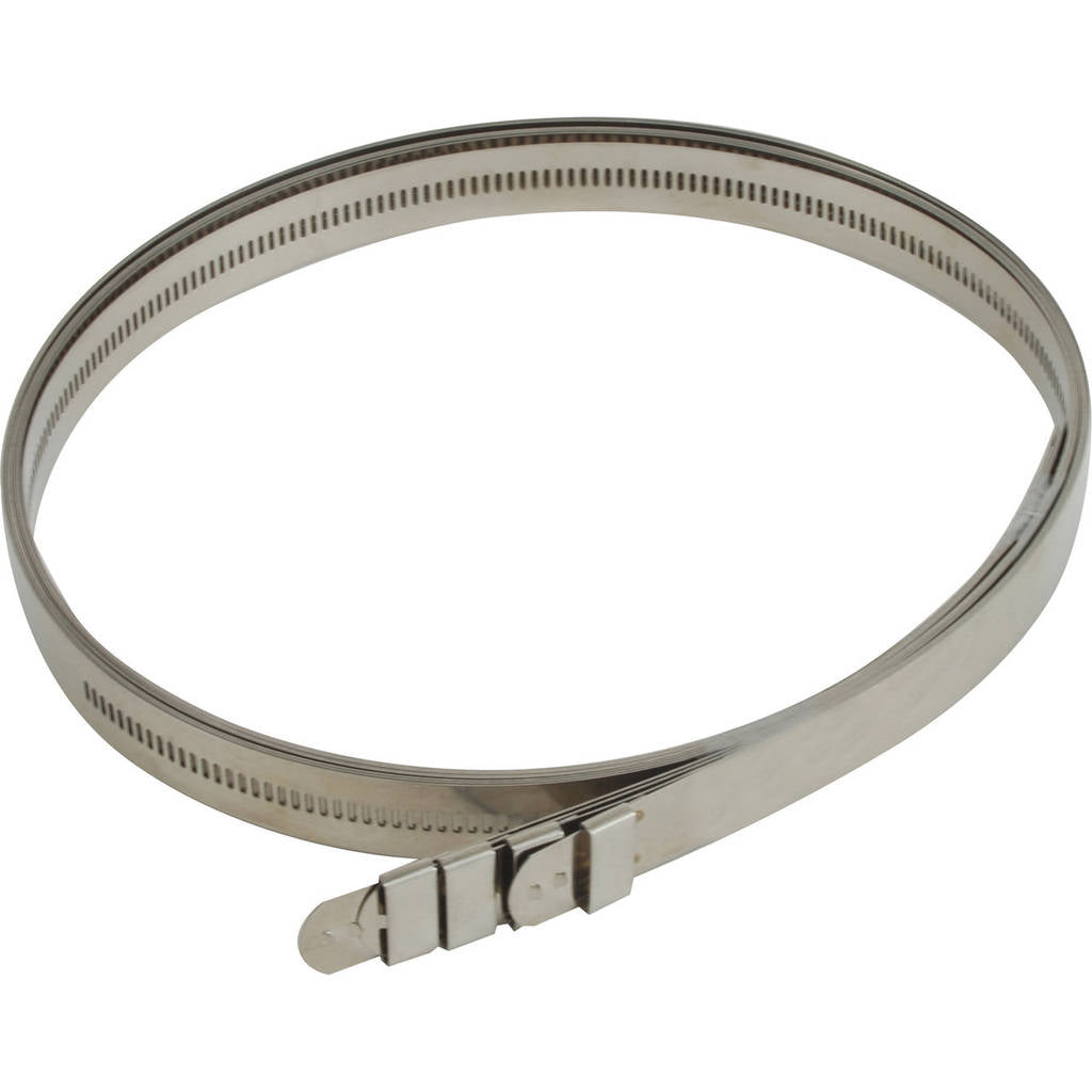 DEI 010217B Stainless Steel Positive Locking Tie 1/2" (12mm) x 40"-Bulk Photo-0