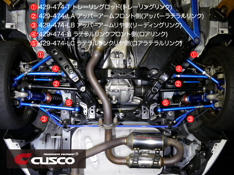 CUSCO 429 474 LB Adjustable rear upper arms for MAZDA Roadster (ND5RC/NDERC) Photo-1