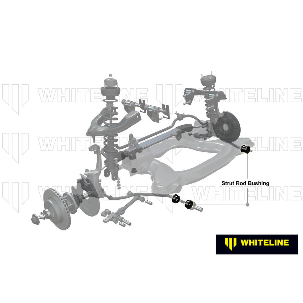 WHITELINE KCA331 Front Strut Rod to Chassis Bushing Caster Kit Double Offset for Nissan 240SX. 300ZX/Skyline Photo-1