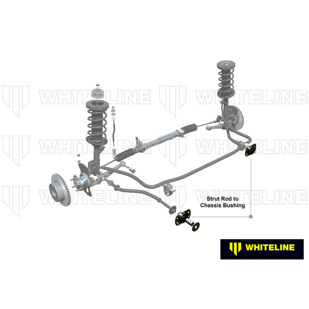 WHITELINE KCA331 Front Strut Rod to Chassis Bushing Caster Kit Double Offset for Nissan 240SX. 300ZX/Skyline Photo-2