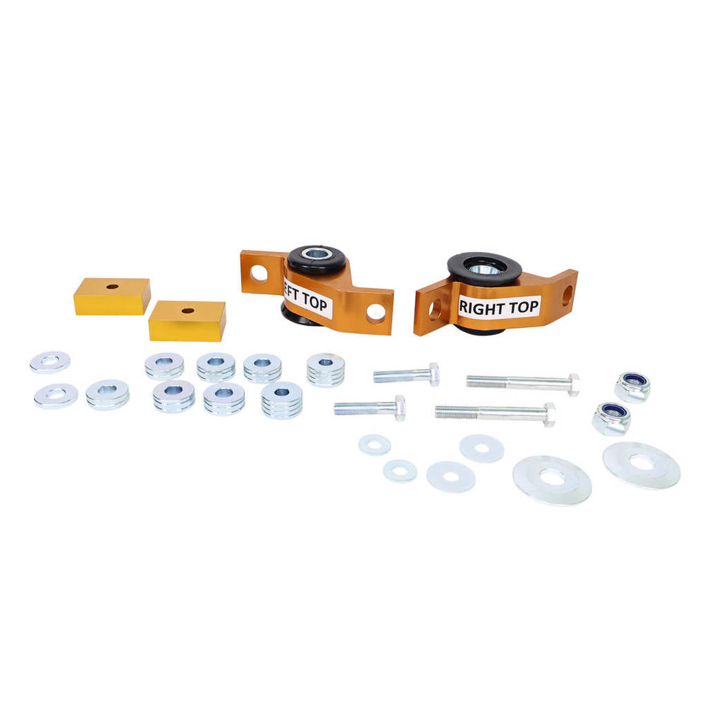 WHITELINE KCA362 Front Lower Inner Rear Bushings Offset Caster/Anti Lift for GD Subaru Impreza incl WRX/STi Photo-2