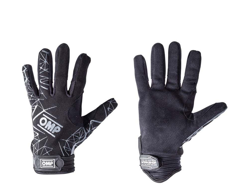OMP NB0-1896-A01-071-XL Mechanic Gloves Workshop Evo, Black, Size XL Photo-0