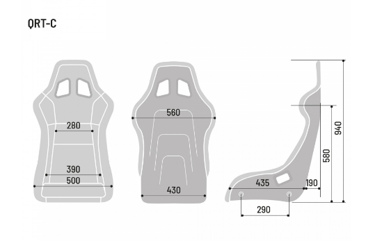 SPARCO 008025ZNR Racing seat QRT-C, FIA 8855-1999, carbon, black Photo-5