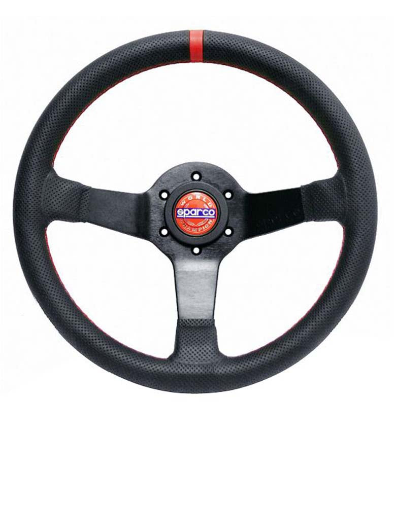 SPARCO 015R330CHAMPION CHAMPION Streering wheel, dia 330 mm, 65 mm, leather, black Photo-0