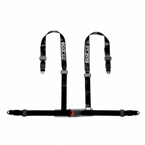 SPARCO 04604BV1NR Harness belts CLUB H-4, 4 points, 2", ECE, bolts, black Photo-0