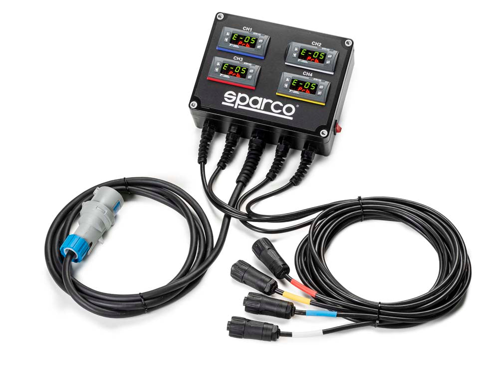 SPARCO 29801D Control unit for digital tyre warmer, 4 wheels Photo-0