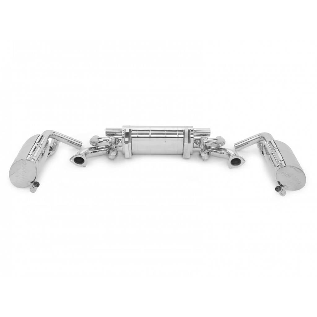 TUBI STYLE TSPO991C12.003.A 991.1 CARRERA S SIDE AND CENTRAL MUFFLERS KIT W VALVE Photo-3
