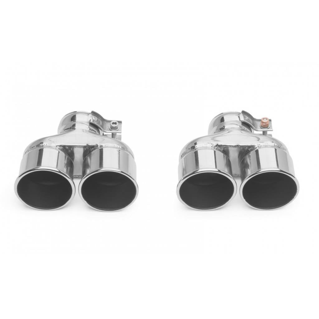 TUBI STYLE 4110511029 PORSCHE 997 4 EXITS ROUND END TIPS Photo-0