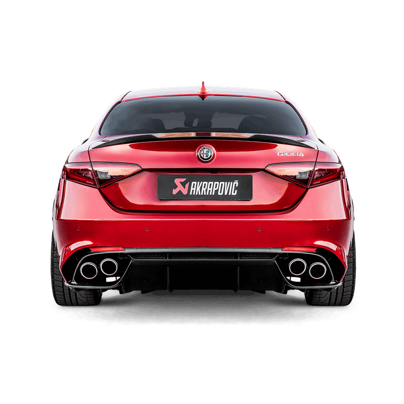AKRAPOVIC S-AR/TI/1H Evolution Line (Titanium) ALFA ROMEO Giulia Quadrifoglio 2016-2019 ECE Type Approval Photo-2