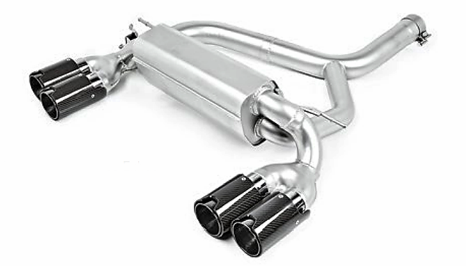 EISENMANN B5453.00904.C Exhaust System CP+RM EG 4x Ø 90mm Tip Carbon chrome/black BMW F87 M2 MT Photo-1