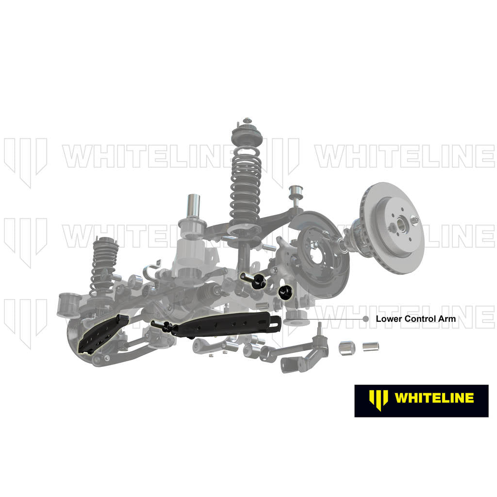 WHITELINE KTA135 Adjustable Rear Toe Arms for Mitsubishi Lancer Evolution 10 Photo-1