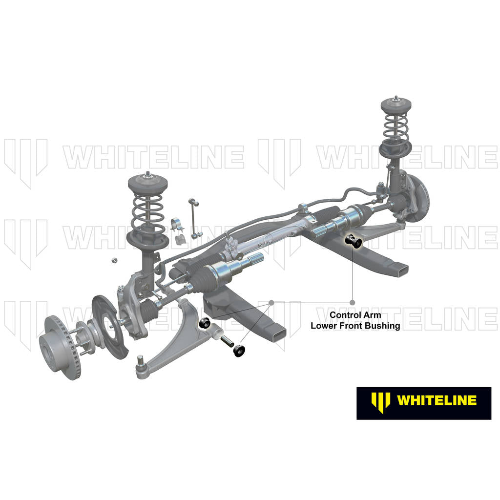 WHITELINE W0503 Front Lower Control Arm Inner Front Bushing Kit for Audi/VW PQ35/MQB Fwd/Awd Photo-1