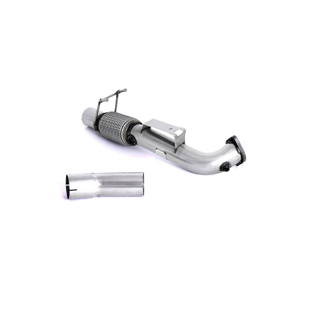 MILLTEK SSXFD195 Large-bore Downpipe and De-cat 76,2 FORD Focus Mk3 RS 2.3L EcoBoost 4wd 5-Door Hatchback Photo-0