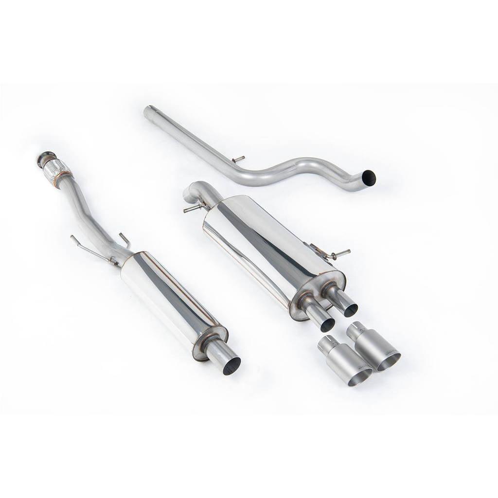 MILLTEK SSXCN105 Cat-back Twin 80mm GT80 ECA CITROEN DS3 1.6 THP 16V DSport Photo-0