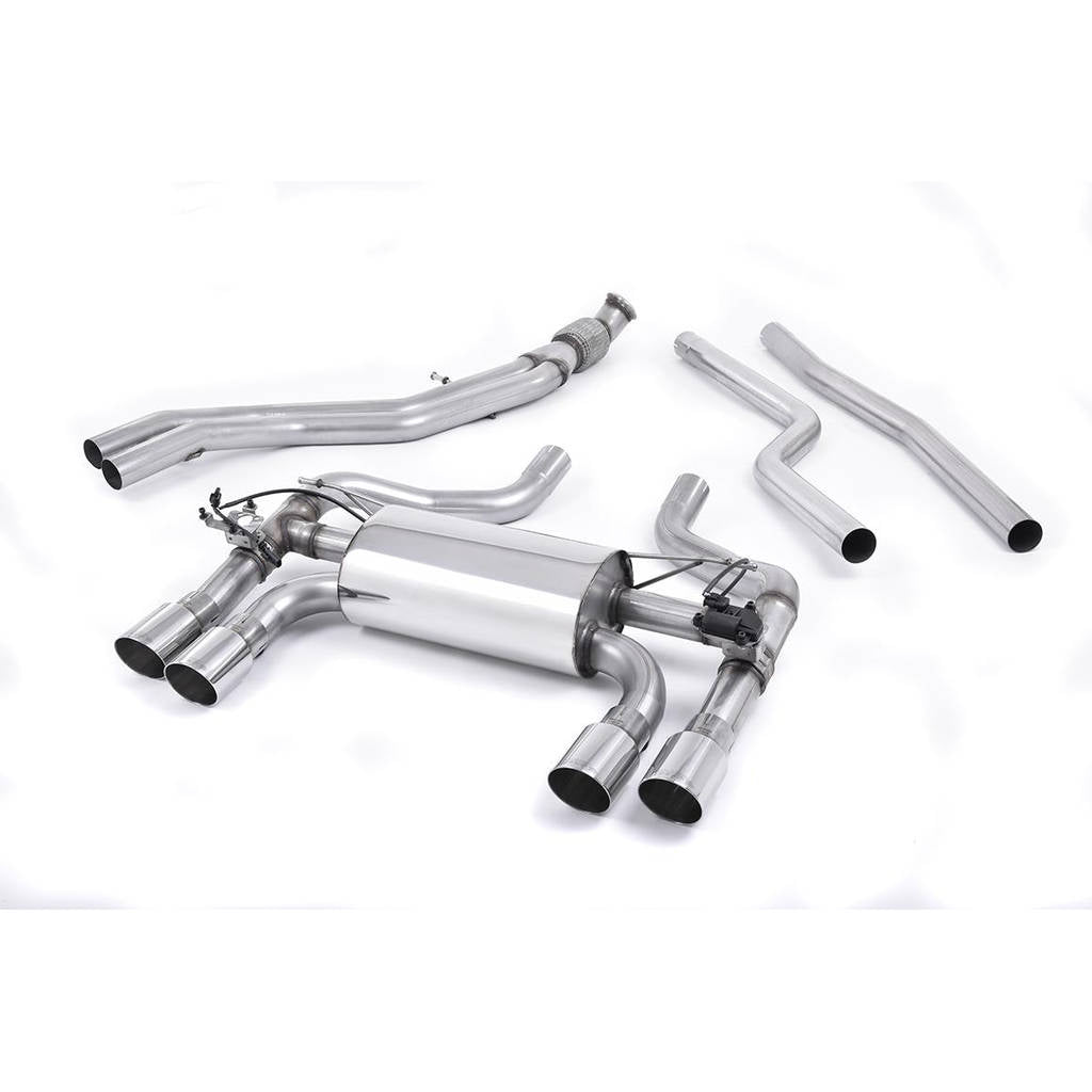 MILLTEK SSXBM1033 Cat-back Quad 90mm GT90 ECA BMW 2 Series F87 M2 Coupé Photo-0