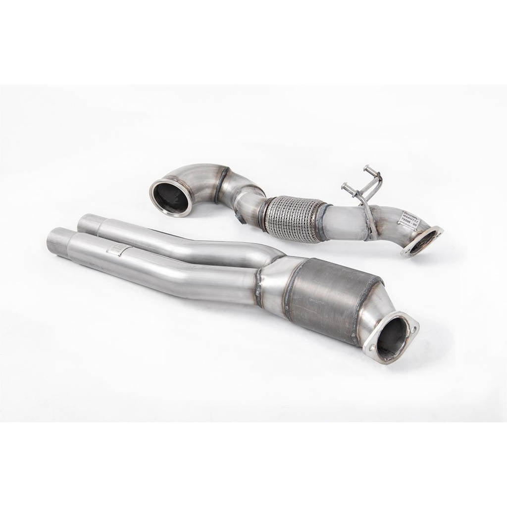 MILLTEK SSXAU726 Large Bore Downpipe and Hi-Flow Sports Cat AUDI RS3 Saloon/Sedan 400PS (8V MQB) Photo-0