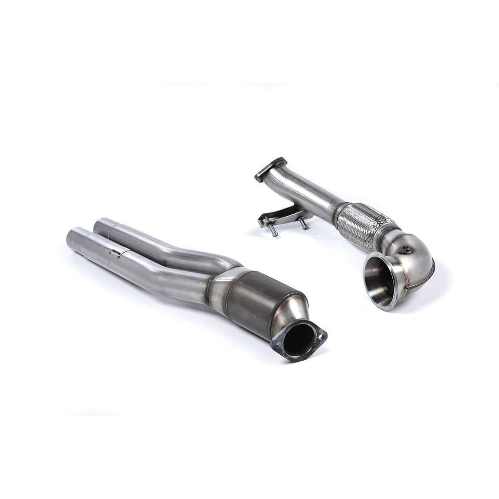 MILLTEK SSXAU587 Primary Hi-Flow Sports Cat and Turbo Elbow AUDI RS3 Sportback (8V MQB - Pre Facelift Only) Photo-0