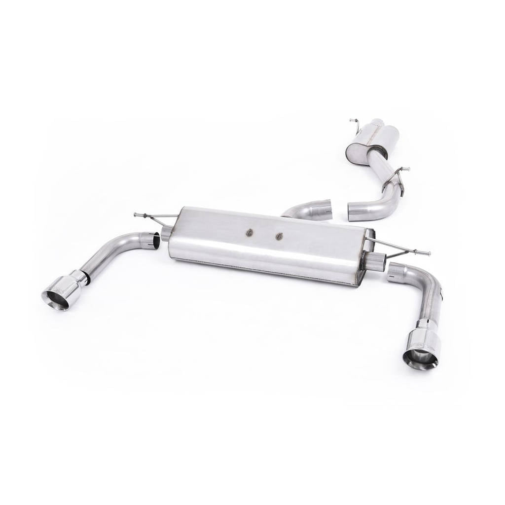 MILLTEK SSXAU485 Cat-back Dual GT100 AUDI A3 2.0 TFSI quattro Sedan 8V (US-only) Photo-0